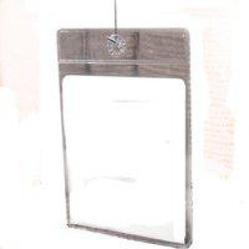 Southern Imperial R-HVP-5535 Sign Holder, 5-1/2 in W, PVC, Clear