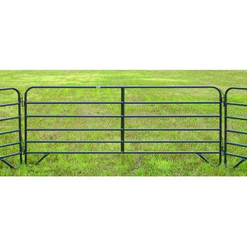 Behlen Country 44121107 Utility Corral Panel, 42 lb Weight, 10 ft L, 20 Gauge, Steel, Gray, Powder-Coated