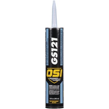 OSI GS121 Series 1943973 Gutter and Seam Sealant, Clear, Paste, 10 oz Cartridge