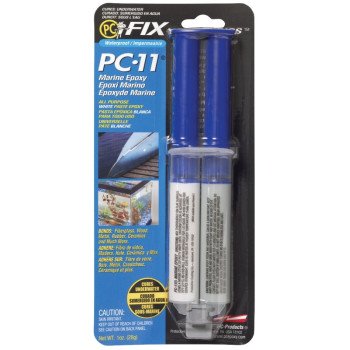 Protective Coating PC-11 Series 010112 Epoxy Adhesive, White, Paste, 1 oz, Syringe