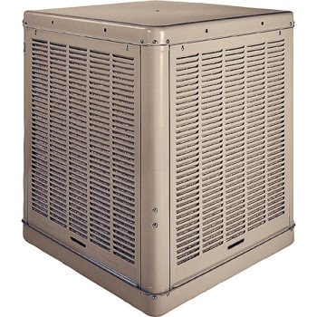 Champion-Essick 3000DD Evaporative Cooler, 6.8 gal Tank, 2-Speed, 115 V, 7.9 A, Cool Sand