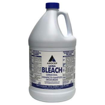 Majestic AR110001 Germicidal Ultra Bleach, 1 gal Bottle, Liquid, Pungent, Clear to Yellow