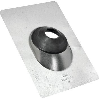 Hercules No-Calk Series 11854 Roof Flashing, 12-1/2 in OAL, 9 in OAW, Galvanized Steel