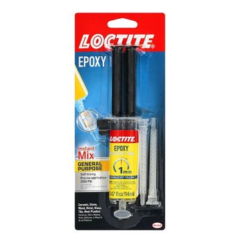 Loctite INSTANT MIX 1366072 Epoxy, Colorless/Light Yellow, Liquid, 0.47 fl-oz Carded