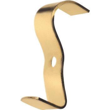 OOK 50571 Wide Molding Hook, Brass