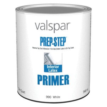 Valspar Prep-Step 044.0000990.005 Latex Primer, White, 1 qt, Can