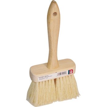 DQB E-Z Fit Series 11940 Masonry Brush, 4-3/4 in L Brush, Tampico Bristle, White Bristle