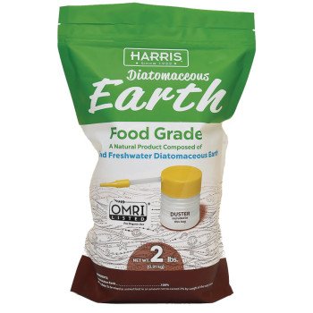 Harris DE-FG2P Diatomaceous Earth with Powder Duster, Powder, 2 lb, Bag