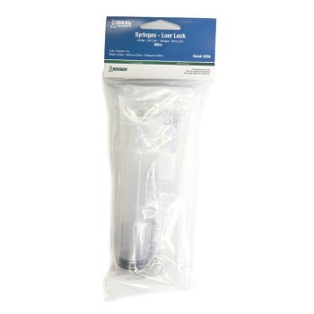 Neogen 9268 Luer Lock Syringe, 60 cc, Polypropylene, Clear