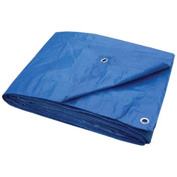 ProSource T2030BB70 Tarpaulin, 30 ft L, 20 ft W, 3.5 mil Thick, Polyethylene, Blue