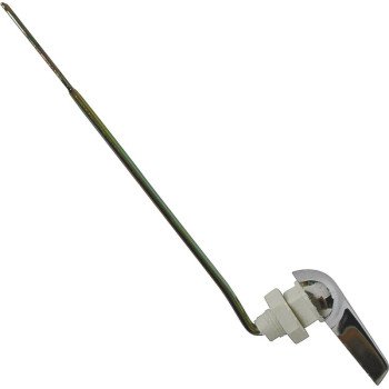 ProSource 24375 Toilet Flush Lever, Front, 8 in L Flush Arm, Steel/Zinc, Polished Brass/Yellow Zinc