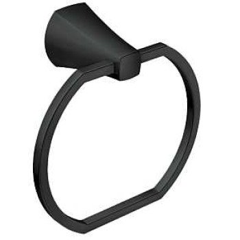 RING TOWEL LINDOR MATTE BLACK