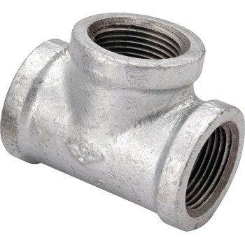 ProSource 11A-1/8G Pipe Tee, 1/8 in, FIPT, Malleable Steel, SCH 40 Schedule, 300 psi Pressure