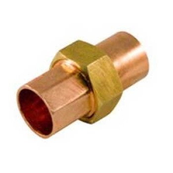 aqua-dynamic 9008-004 Tube Pipe Union, 3/4 in, C x C, Copper