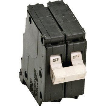 Cutler-Hammer CH260 Circuit Breaker, Mini, Type CH, 60 A, 2 -Pole, 120/240 V, Instantaneous Trip, Plug Mounting