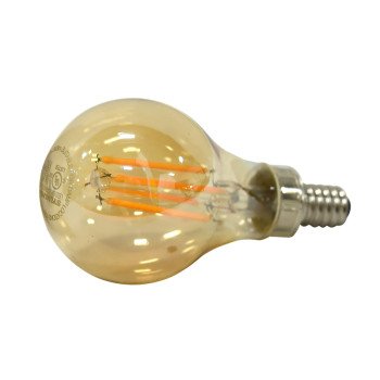 Sylvania 75345 Ultra Vintage LED Lamp, Decorative, A15 Lamp, 40 W Equivalent, E12 Lamp Base, Dimmable, 2175 K Color Temp