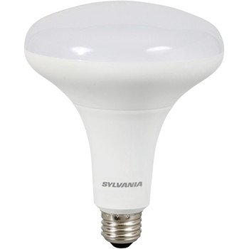 Sylvania 40787 Natural LED Bulb, Spotlight, BR40 Lamp, 85 W Equivalent, E26 Lamp Base, Dimmable, Frosted, Daylight Light