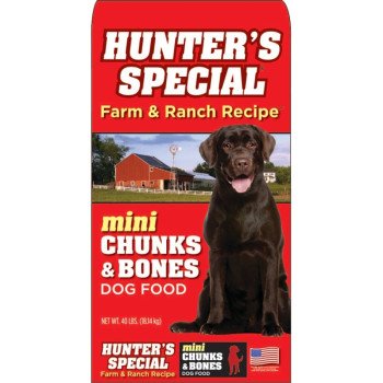 Hunter's Special 10183 Dog Food, All Breed, Beef/Chicken Flavor, 40 lb Bag