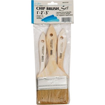 Linzer A1510 Chip Brush Set, 3-Brush