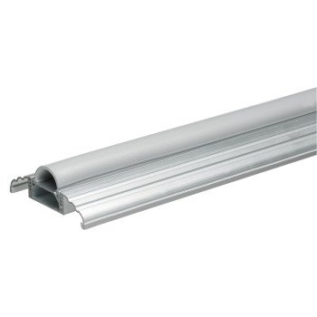 Frost King DAT39H Top Threshold, 36 in L, 3-1/2 in W, Aluminum/Vinyl, Silver