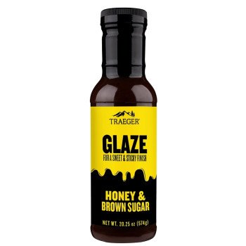 Traeger GLZ001 Barbeque Glaze, Brown Sugar, Honey, 12 oz Bottle