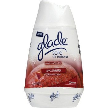 Glade 71697 Air Freshener, 6 oz, Apple Cinnamon, Red