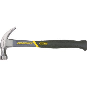 STANLEY 51-508 Nail Hammer, 20 oz Head, Rip Claw, Smooth Head, HCS Head, 13-1/4 in OAL