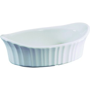 Corningware 1106004 Appetizer Dish, 18 oz Capacity, Stoneware, French White, Dishwasher Safe: Yes