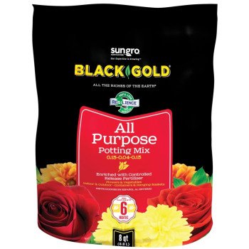 sun gro 1410102 8.00 QT P Potting Mix, 240 Bag, Granular, Brown/Earthy