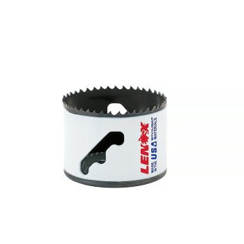 Lenox Speed Slot 3004444L Hole Saw, 2-3/4 in Dia, 1-7/8 in D Cutting, 4/5 TPI, Bi-Metal Cutting Edge