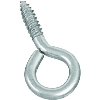 National Hardware N220-426 Screw Eye, 1-1/4 in L Thread, 2.88 in OAL, 150 lb Working Load, Steel, Zinc