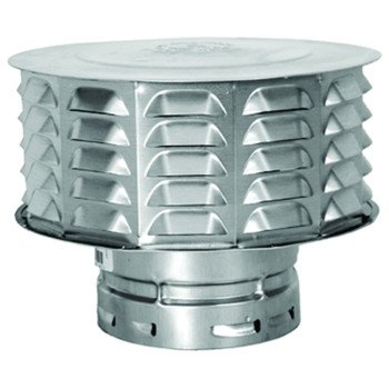 AmeriVent 7RCW Vent Cap, 7 in Connection, Snap-Lock