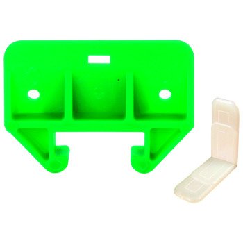 Prime-Line R 7085 Drawer Track Guide Kit, Plastic, Green