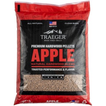 Traeger PEL318 Pellet, Apple, Wood, 20 lb Bag