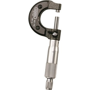 General 102 Utility Micrometer, Functions: SAE, 0 to 1 in, Analog Display