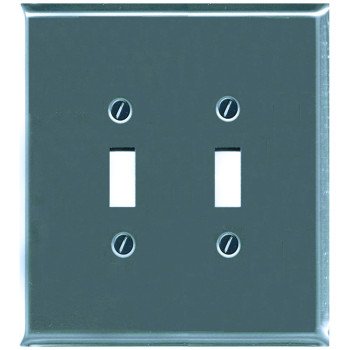 2161TT CHROME WALLPLATE 2 GANG