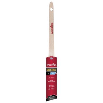 Wooster 5234-1 Paint Brush, 1 in W, 2-3/16 in L Bristle, Polyester Bristle, Sash Handle