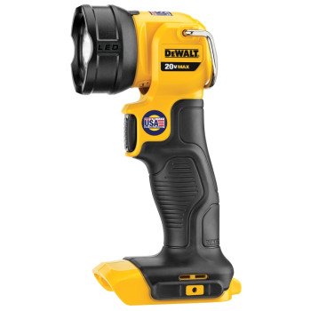 DEWALT DCL040 Rechargeable Flashlight, Lithium-Ion Battery, LED Lamp, 110, 11 to 25 hr Run Time