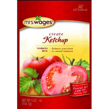 Mrs. Wages W541-J4425 Ketchup Tomato Mix, 5 oz Pouch