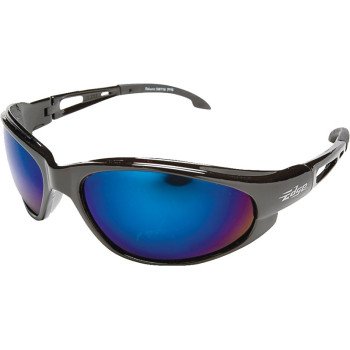 Edge SW118 Non-Polarized Safety Glasses, Unisex, Polycarbonate Lens, Full Frame, Nylon Frame, Black Frame