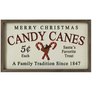 2536940 CANDY CANES WALL DECOR