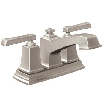 Moen Boardwalk Series WS84800SRN Bathroom Faucet, 1.2 gpm, 2-Faucet Handle, Metal, Brushed Nickel, Lever Handle