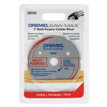 DREMEL SM500 Cut-Off Wheel, 3 in Dia, 0.07 in Thick, 20 mm Arbor, Silicone Carbide Abrasive