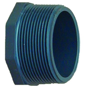 Lasco 849012BC Pipe Plug, 1-1/4 in, MIP, PVC, SCH 80 Schedule