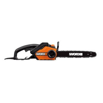 Worx WG303.1 Chainsaw, 14.5 A, 120 V, 3.5 hp, 16 in L Bar/Chain, 3/8 in Bar/Chain Pitch, Rear Handle