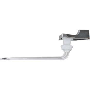 ProSource PMB-206 Toilet Flush Lever, Front, 6 in L Flush Arm, Plastic, Chrome