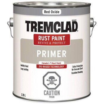 Rust-Oleum 274102155 Rust Primer, Flat, Red Oxide, 3.78 L