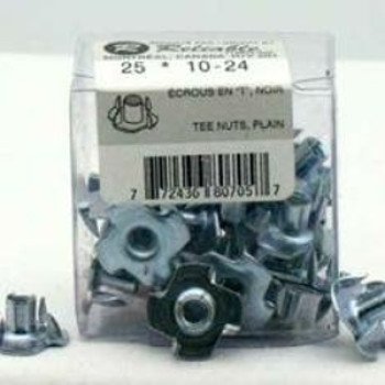 80705 10IN -24 PKG/25 T-NUT W/