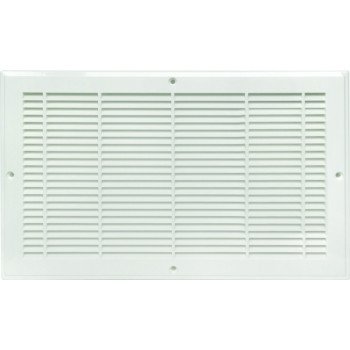 Imperial RG2298 Return Air Grille, 12-1/4 in L, 7-1/4 in W, Polystyrene, White