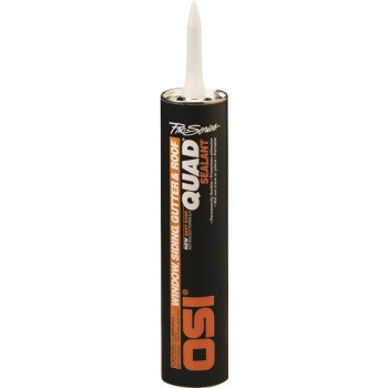 OSI 827837 Advanced Formula Sealant, Clear, 7 days Curing, 20 to 100 deg F, 10 oz Cartridge